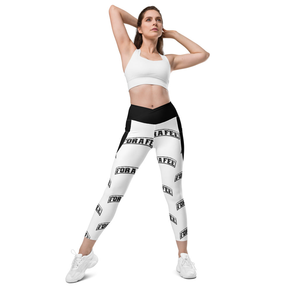 For A Fee Crossover leggings with pockets