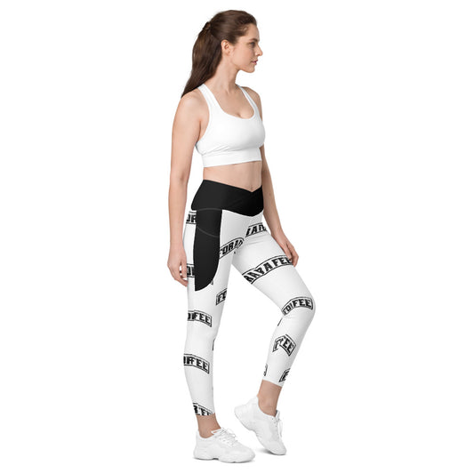 For A Fee Crossover leggings with pockets